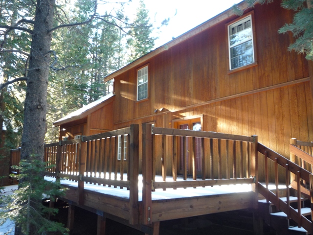 This Truckee rental is located at 11371 CHALET ROAD.